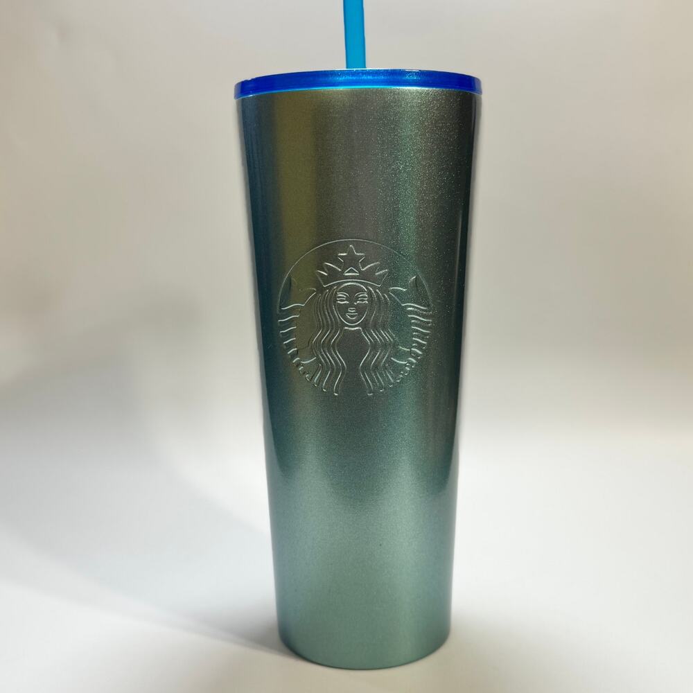Disney Magic Kingdom‎ Starbucks Mickey Stainless Steel Tumbler w Straw - Picture 3 of 6